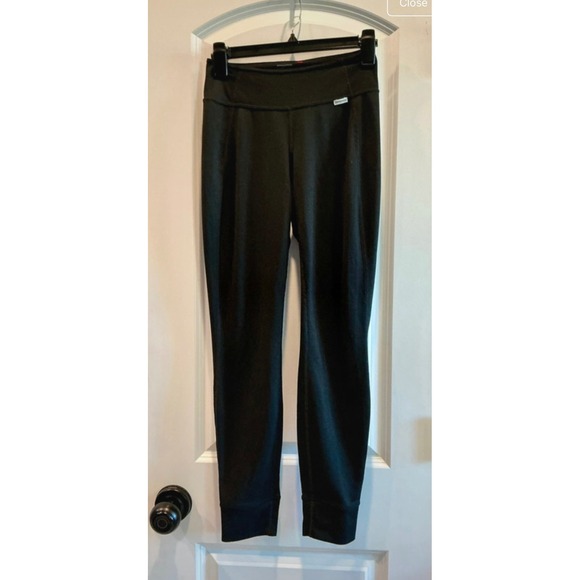 Patagonia Pants - Patagonia Capilene 3 Midweight Bottoms Sz XS Black Polartec Legging Excellent